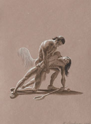 Study of Apollo and Hyacinthus 3